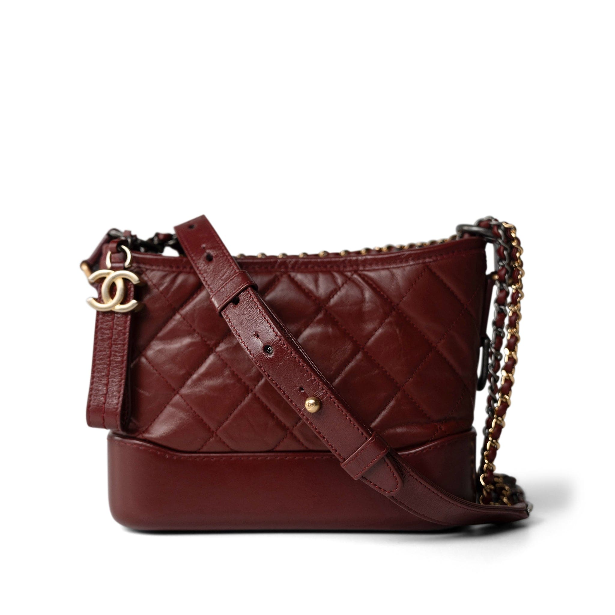 Chanel gabrielle burgundy sale