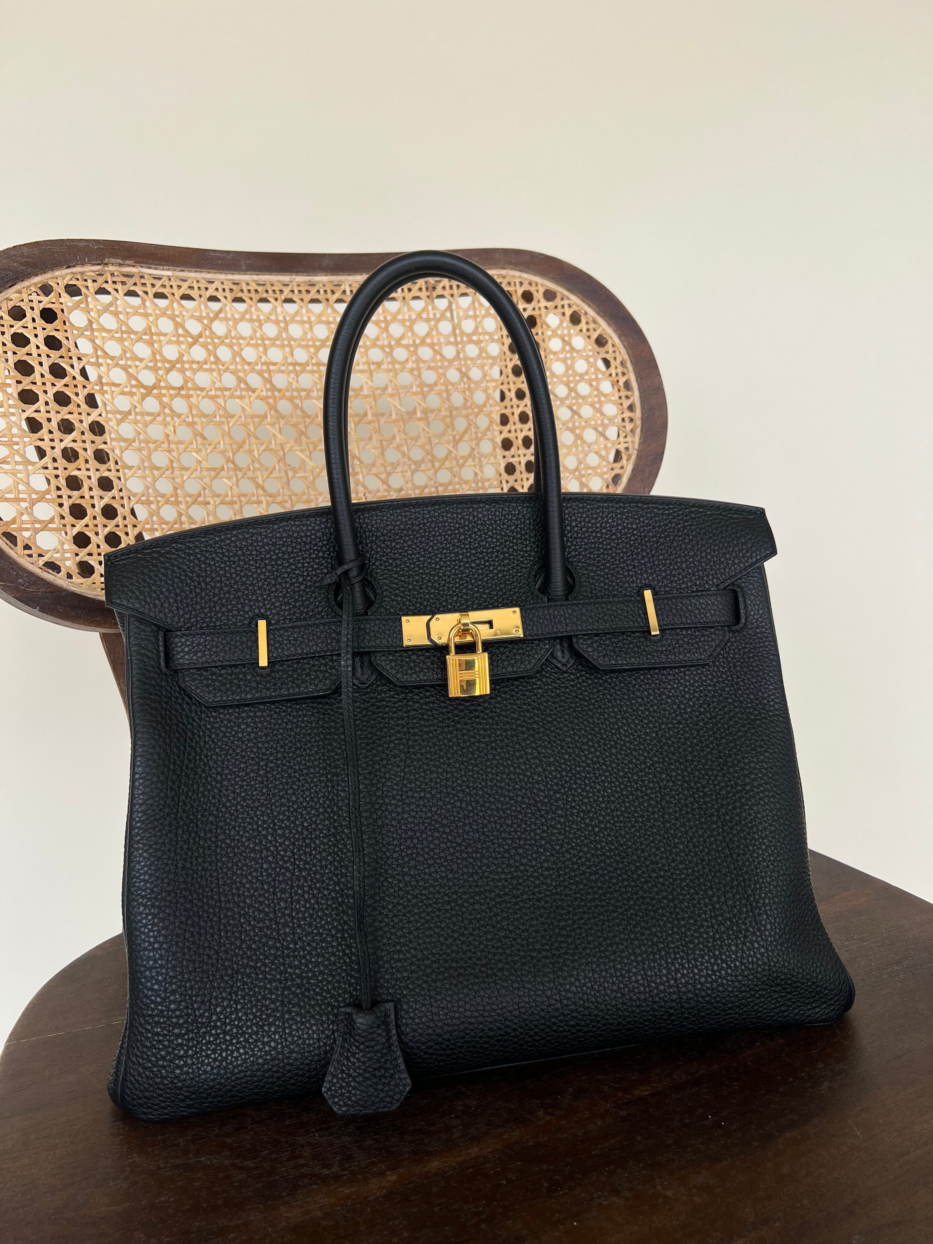 Hermes birkin 35 black togo leather price best sale