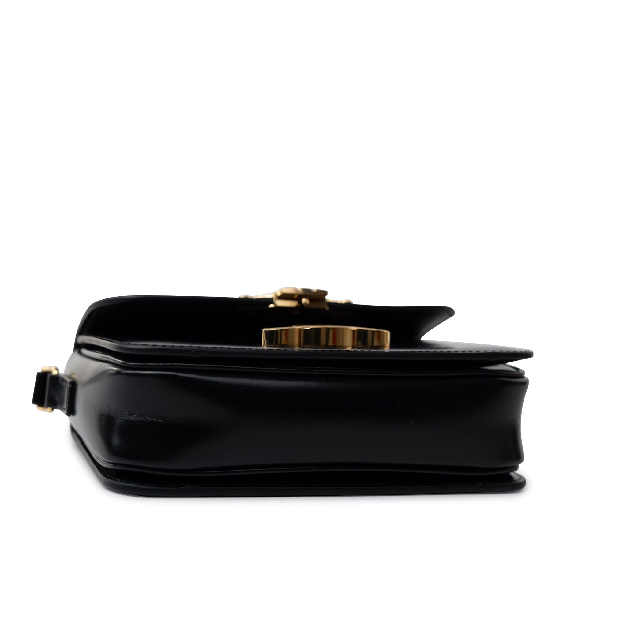 Triomphe long leather handbag Celine Black in Leather - 39571497