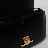 Celine Handbag Celine Triomph Black Shiny Calfskin Bag - Redeluxe