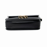 Celine Handbag Celine Triomph Black Shiny Calfskin Bag - Redeluxe