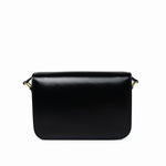 Celine Handbag Celine Triomph Black Shiny Calfskin Bag - Redeluxe