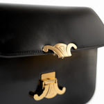 Celine Triomph Black Shiny Calfskin Bag - Redeluxe