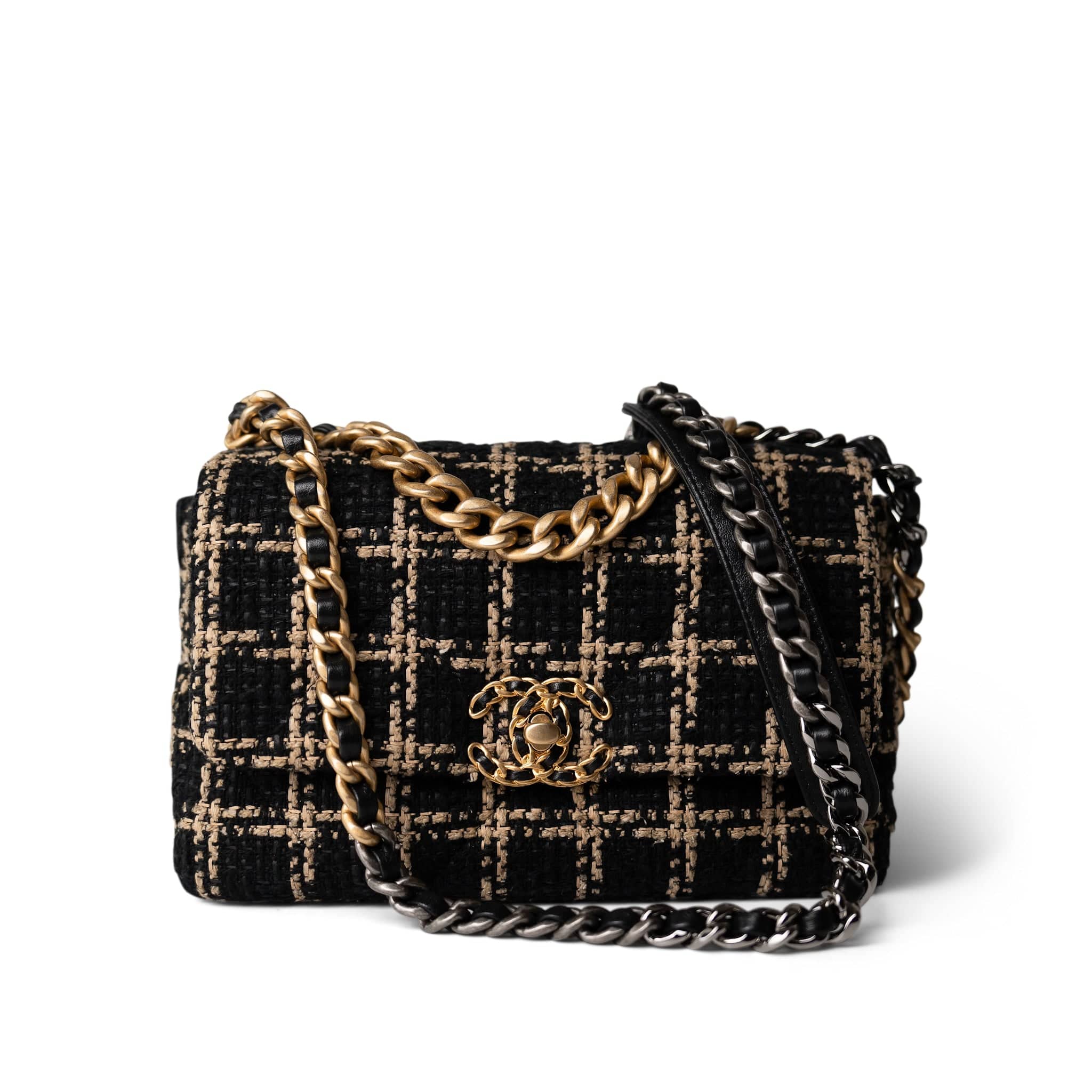 Chanel tweed 19 cheap bag