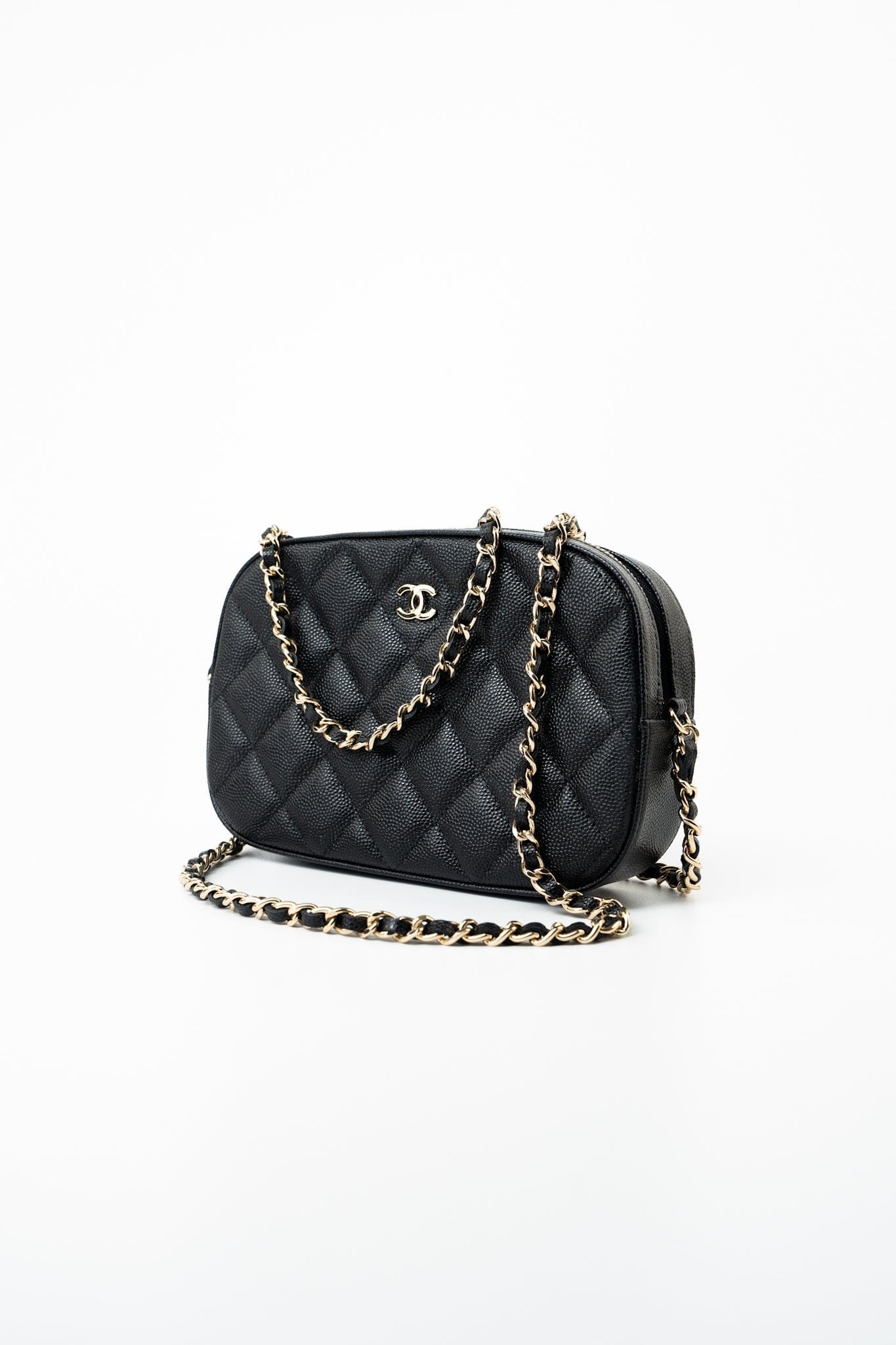 Chanel camera bag black online