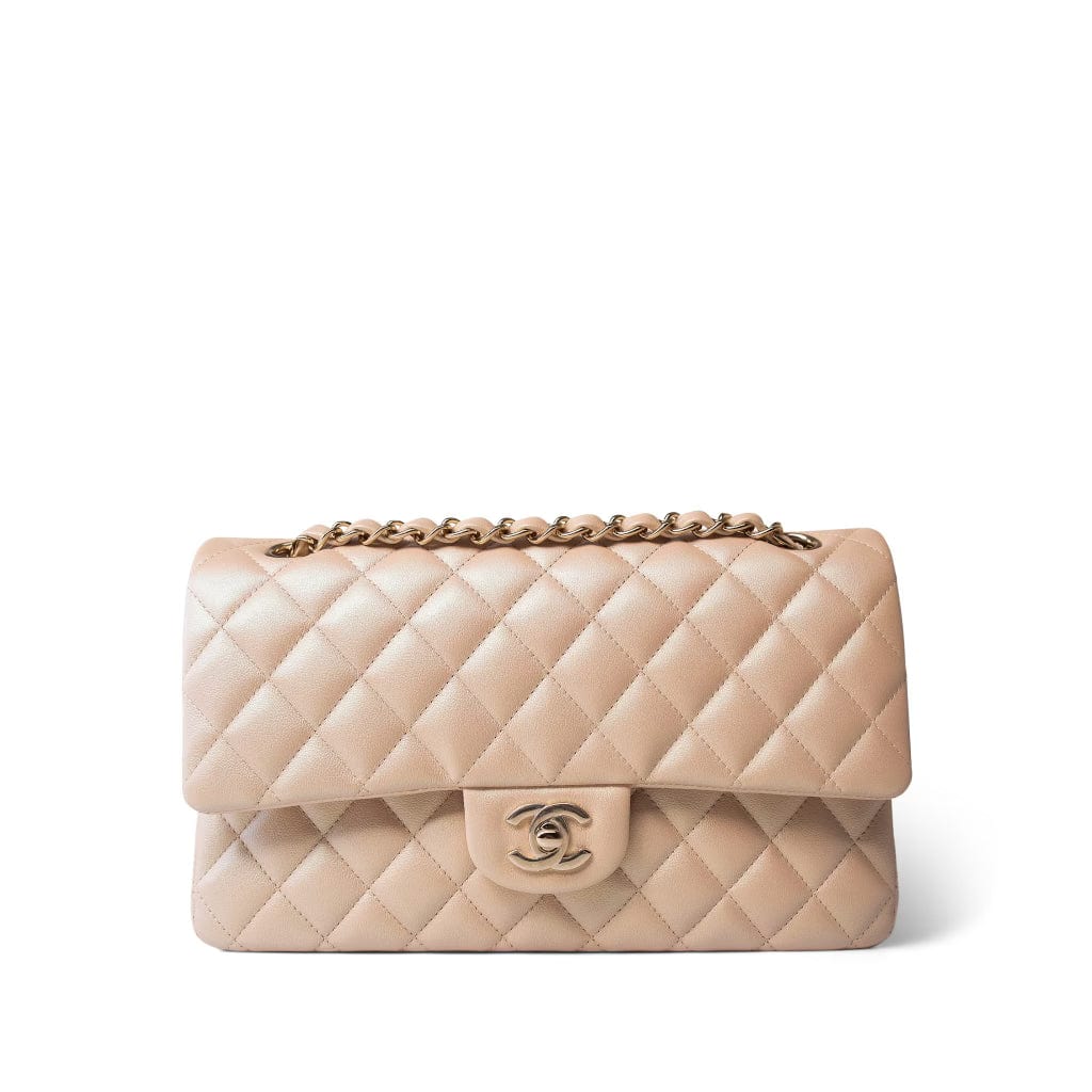 CHANEL 21A Beige Perfect Fit Calf Skin Flap Bag Adjustable Strap Gold –  AYAINLOVE CURATED LUXURIES