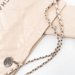 CHANEL Handbag 22P Ecru (nude) Small Calfskin Quilted 22 Bag - Redeluxe