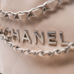 CHANEL Handbag 22P Ecru (nude) Small Calfskin Quilted 22 Bag - Redeluxe