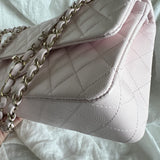 CHANEL Handbag 22P Light Pink Caviar Quilted Classic Flap Medium LGHW - Redeluxe