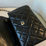 CHANEL Handbag 22S Black Lambskin Quilted Trendy CC Small LGHW - Redeluxe