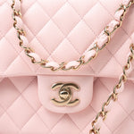 CHANEL Handbag 22S Light Pink Caviar Quilted Classic Flap Medium LGHW - Redeluxe