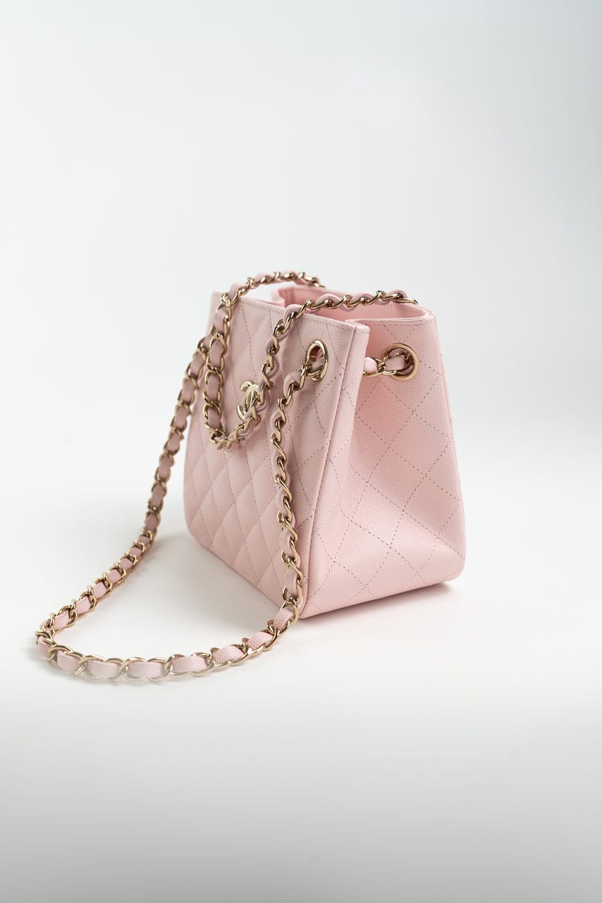 Chanel bucket bag online pink