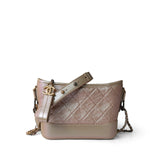 CHANEL Handbag Beige 19S Pearly Beige Aged Calfksin Quilted Gabrielle Bag - Redeluxe