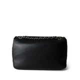 CHANEL Handbag Black 12P Caviar Large Timeless CC Flap Black - Redeluxe