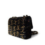 CHANEL Handbag Black 23B Black Multicolor Reversible Sequins Single Flap Bag - Redeluxe