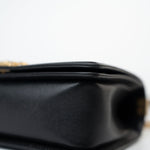 CHANEL Handbag Black Caviar Quilted Old Medium Boy Bag Aged Gold Hardware - Redeluxe