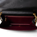 CHANEL Handbag Black Vintage Black Lambskin Quilted Full Flap Bag Gold Hardware - Redeluxe