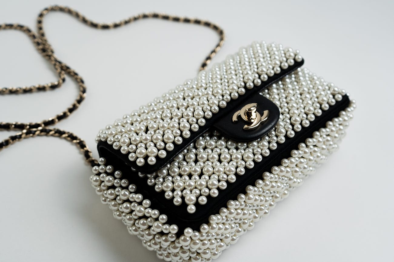 Chanel pearl bag on sale 2019