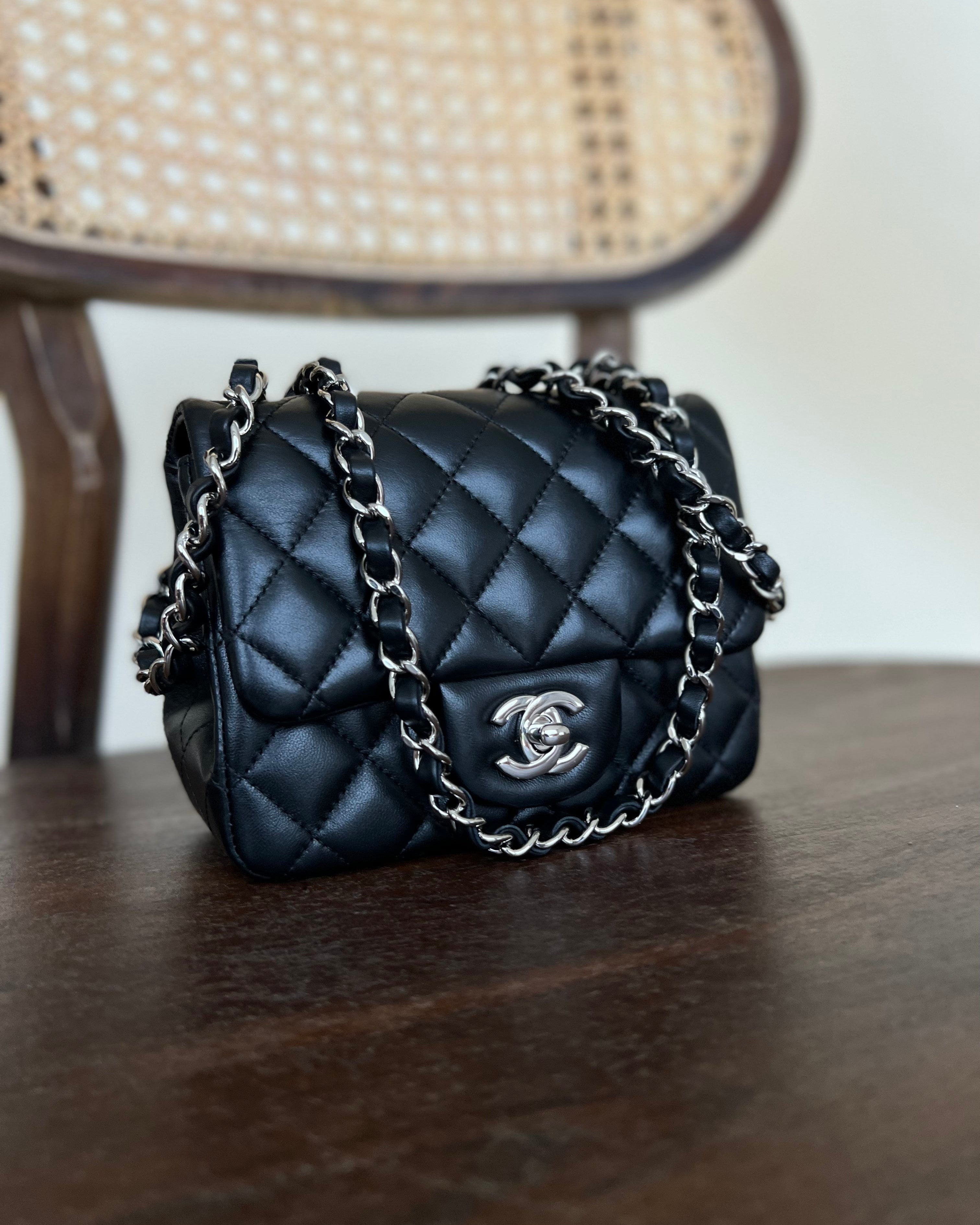 Chanel mini quilted flap bag sale