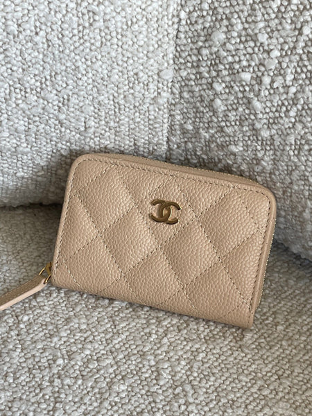 Classic zipped coin purse chanel sale