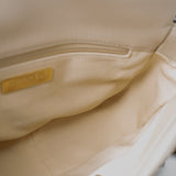 CHANEL Handbag Cream 22S Beige Lambskin Quilted Small 19 Flap Mixed Hardware - Redeluxe