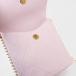 CHANEL Handbag Pink 21S Light Pink / Rose Clair Calfskin Quilted All About Pearls Small Hobo Bag - Redeluxe