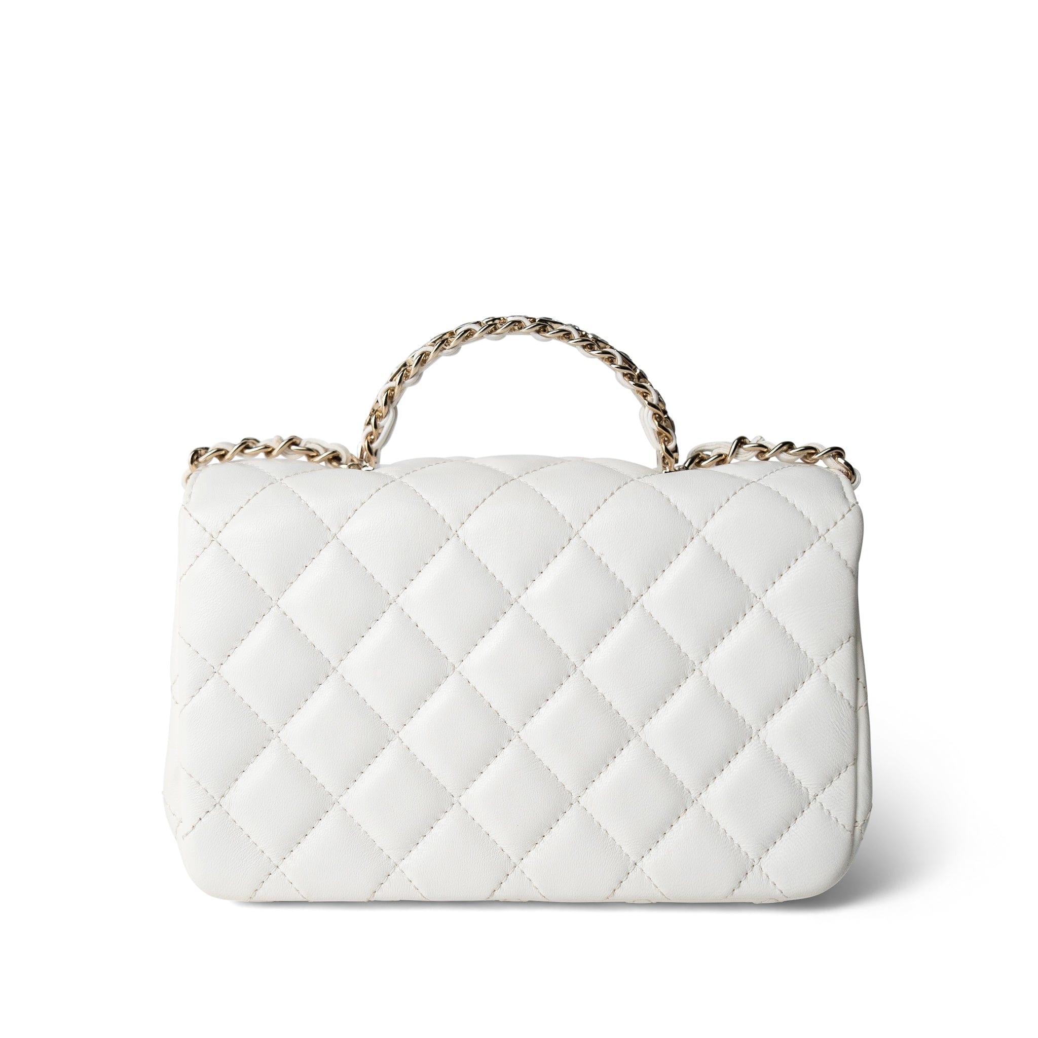 Chanel Classic Mini Flap Bag in White caviar ghw AGC1198 – LuxuryPromise