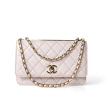 CHANEL Handbag WOC / Purple 21B Light Purple Lambskin Quilted Trendy CC Wallet on Chain WOC - Redeluxe