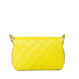 CHANEL Handbag Yellow 23C Neon Yellow Caviar Quilted Coco You Mini Flap Bag Light Gold Hardware - Redeluxe