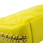 CHANEL Handbag Yellow 23C Neon Yellow Caviar Quilted Coco You Mini Flap Bag Light Gold Hardware - Redeluxe