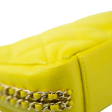 CHANEL Handbag Yellow 23C Neon Yellow Caviar Quilted Coco You Mini Flap Bag Light Gold Hardware - Redeluxe