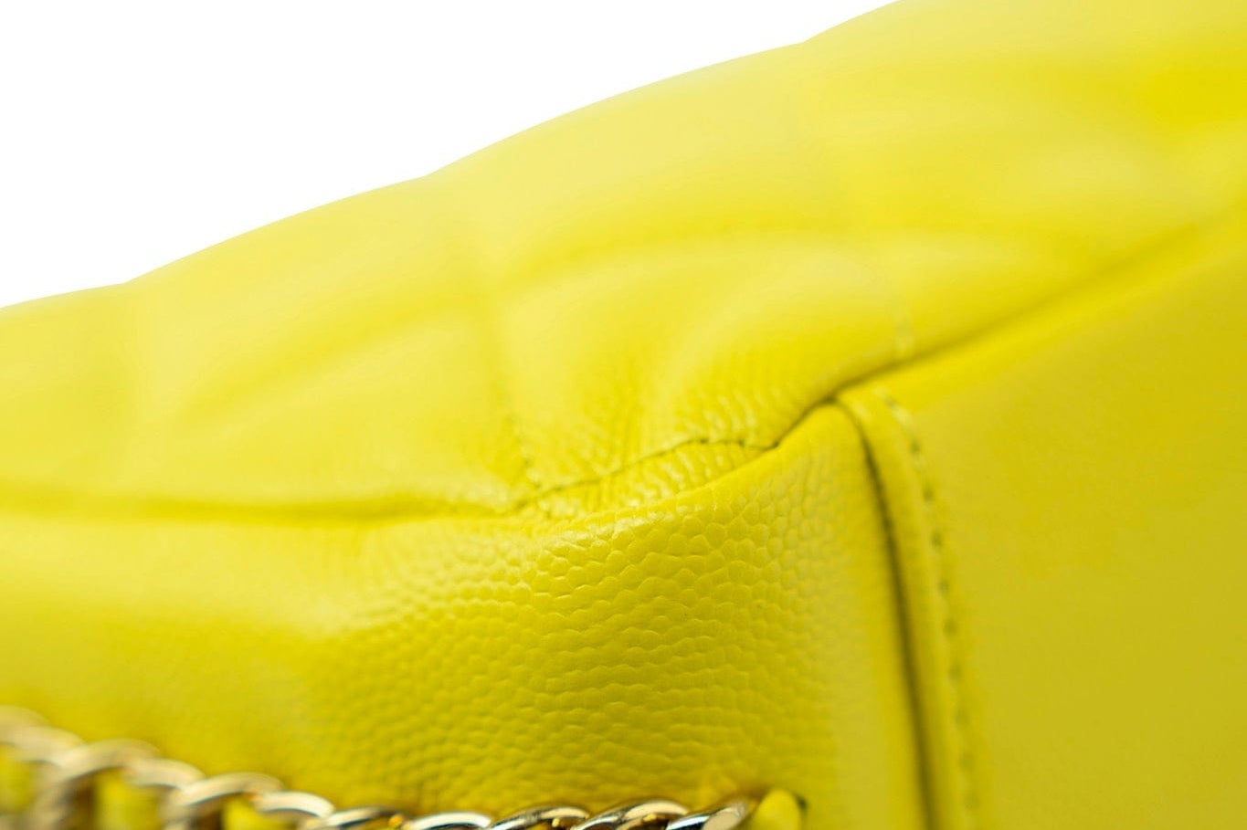 CHANEL Handbag Yellow 23C Neon Yellow Caviar Quilted Coco You Mini Flap Bag Light Gold Hardware - Redeluxe