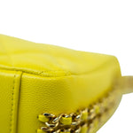 CHANEL Handbag Yellow 23C Neon Yellow Caviar Quilted Coco You Mini Flap Bag Light Gold Hardware - Redeluxe