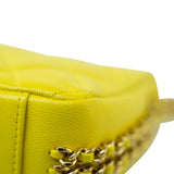 CHANEL Handbag Yellow 23C Neon Yellow Caviar Quilted Coco You Mini Flap Bag Light Gold Hardware - Redeluxe