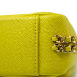 CHANEL Handbag Yellow 23C Neon Yellow Caviar Quilted Coco You Mini Flap Bag Light Gold Hardware - Redeluxe