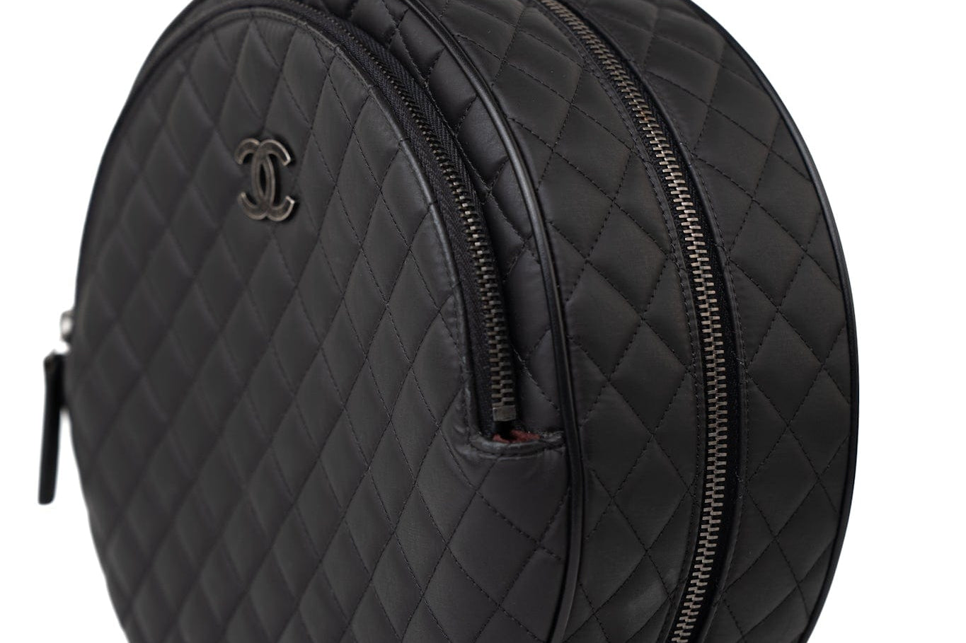 CHANEL Headphones Black Chanel x Monster Black Quilted Headphones w/ Case - Redeluxe