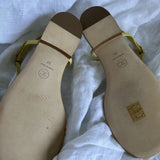 CHANEL Sandals Chanel 20S Yellow Sandals Size 39 - Redeluxe