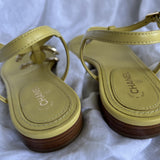 CHANEL Sandals Chanel 20S Yellow Sandals Size 39 - Redeluxe