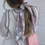 CHANEL Scarf Pink CC Square Scarf Pink - Redeluxe