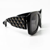 CHANEL Sunglasses Black Black CC Sunglasses 5483-A gold cc - Redeluxe