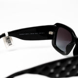 CHANEL Sunglasses Black Black CC Sunglasses 5483-A - Redeluxe