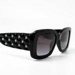 CHANEL Sunglasses Black Black CC Sunglasses 5483-A - Redeluxe