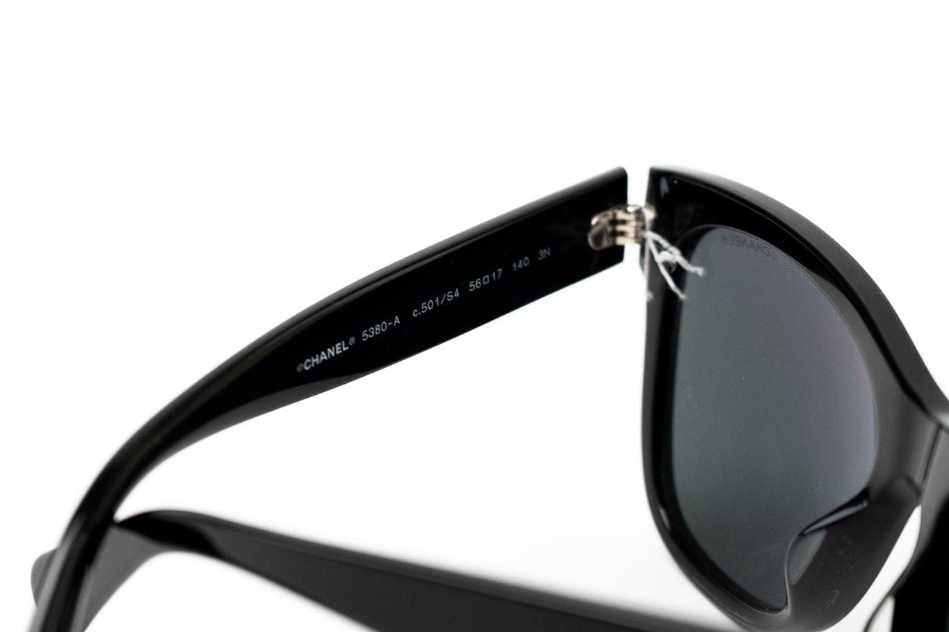 CHANEL Sunglasses Black CC Sunglasses 5380-A - Redeluxe