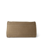 CHANEL Tote Deauville / Beige 22A Dark Beige Deauville Tote Mixed Fibers and Calfskin Light Gold Hardware - Redeluxe