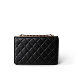 CHANEL Wallet Black Black 22C WOC Trendy CC Rose Gold Hardware - Redeluxe