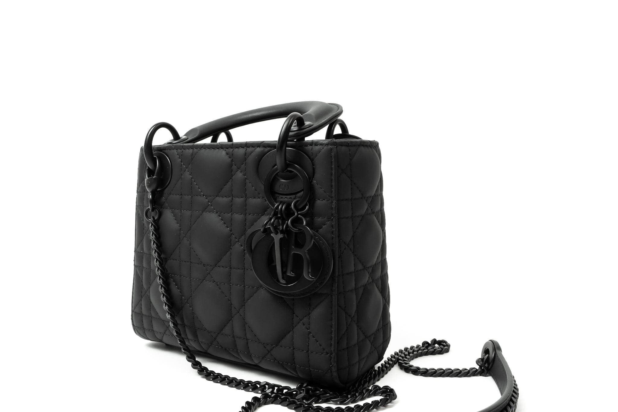 Christian Dior Pre-Owned 2004 Lady Dior two-way handbag - Black