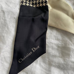 Christian Dior Scarf Dior 30 Montaigne Mitzah Scarf - Black and White - Redeluxe