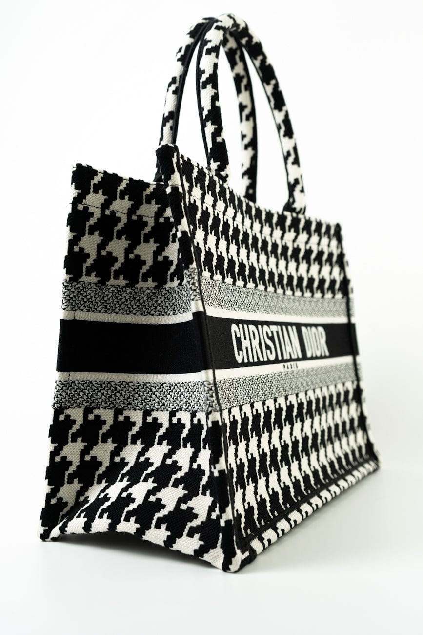 Dior book tote discount houndstooth