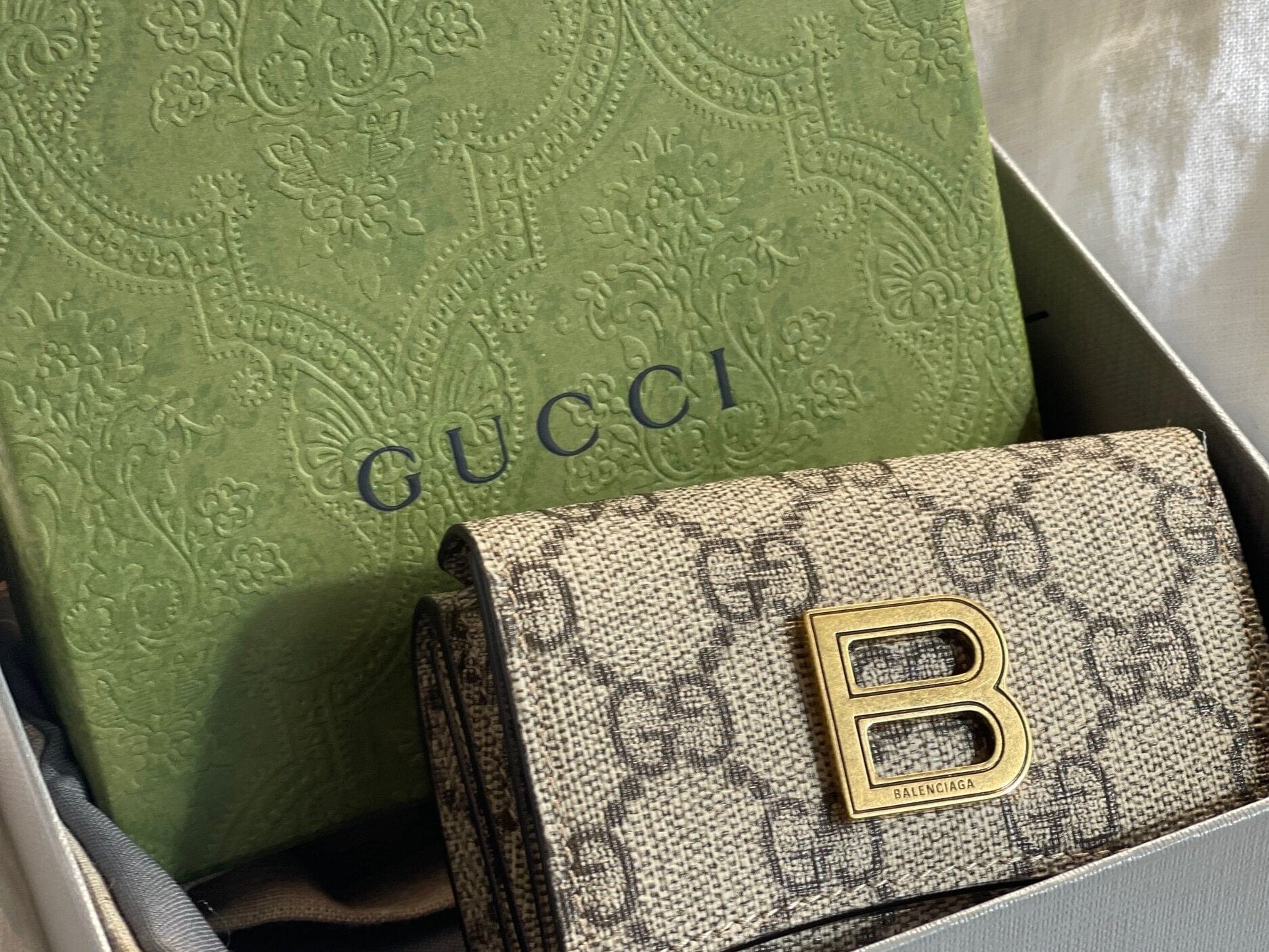 Gucci Wallet Green Gucci The Hacker Project Card Case Wallet - Redeluxe