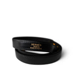 Hermes Black Kelly Sellier 32 Black Box Calfskin Gold Plated (U) Stamp - Redeluxe